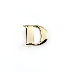 letra D Oro 2cm