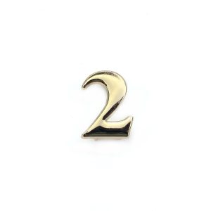NUMERO "2" 2cm ORO