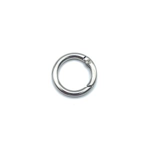 Argolla Resorte Níquel 20 mm