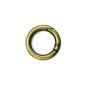 Argolla Resorte Oro Viejo 20 mm