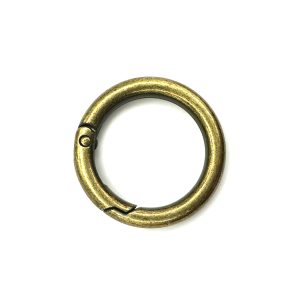 Argolla Resorte Oro Viejo 25 mm