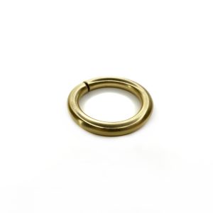 Argolla 25 mm Oro Brush Cal 5.0