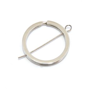 25 mm argolla llavero níquel