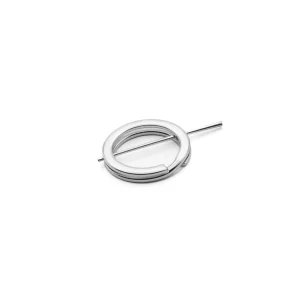 15 mm Argolla llavero Niquel