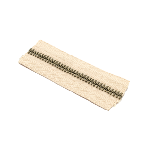 Cierre de metal #5 Beige Oro viejo