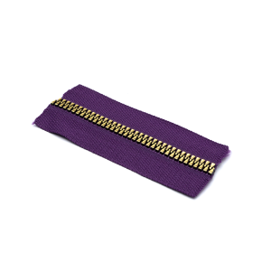 Cierre Resina #5 Purpura Oro