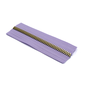 Cierre Resina #5 Lavanda Oro