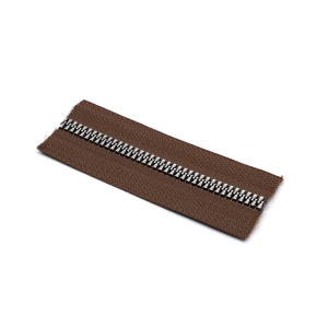 Cierre Resina #5 Cocoa Niquel