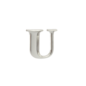 Letra U Niquel 2 cm