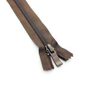 cierre nylon #7 cafe de 30 cm