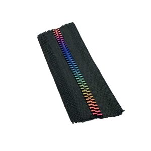 Cierre de Resina #5 Negro-Arcoiris