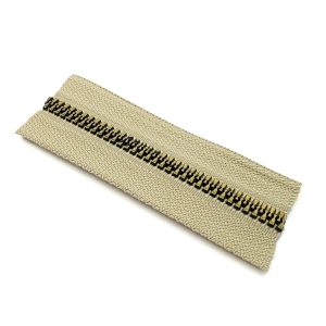 Cierre de Resina #5 Latte oro viejo