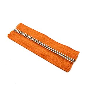 Cierre de Metal #5 Naranja-niquel