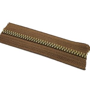 Cierre de Metal #5 Cocoa-Oro viejo