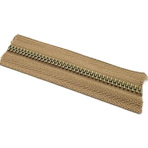 Cierre de Metal #5 Avellana-Oro viejo