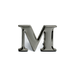 Letra M Pavon 2 cm
