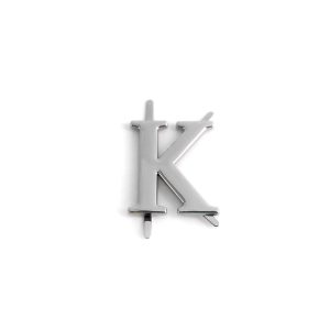 "K" Níquel 3cm