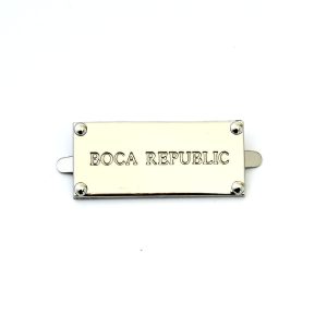 003 PLACA BOCA REPUBLIC NIQUEL