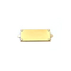 003 PLACA LISA ORO